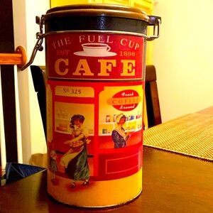 NWT Bristolware coffee tin container